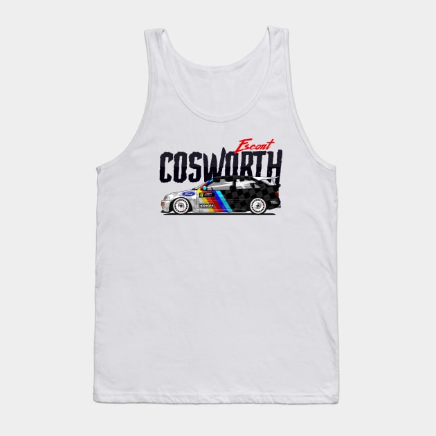 Escort RS Cosworth Rallye Classic Tank Top by shketdesign